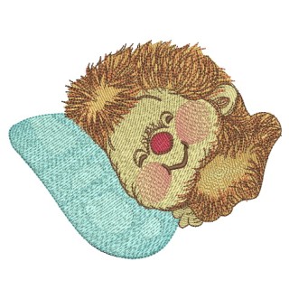 Sweet hedgehog's dreams 3 embroidery design - Embroidery Design
