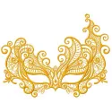 Preview of Mask 2 embroidery design showcasing intricate stitching patterns for face masks.
