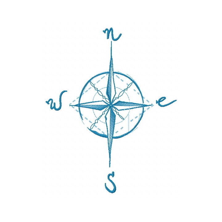 Marine sketch 3 embroidery design - Embroidery Design