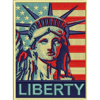 Statue of Liberty embroidery design - Embroidery Design