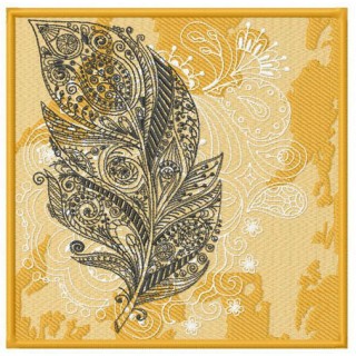 Feather 2 embroidery design - Embroidery Design