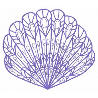 Sea shell 12 embroidery design - Embroidery Design