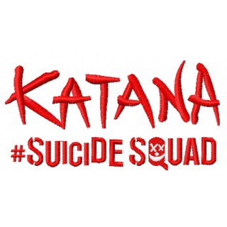 Suicide Squad Katana 3 embroidery design - Embroidery Design