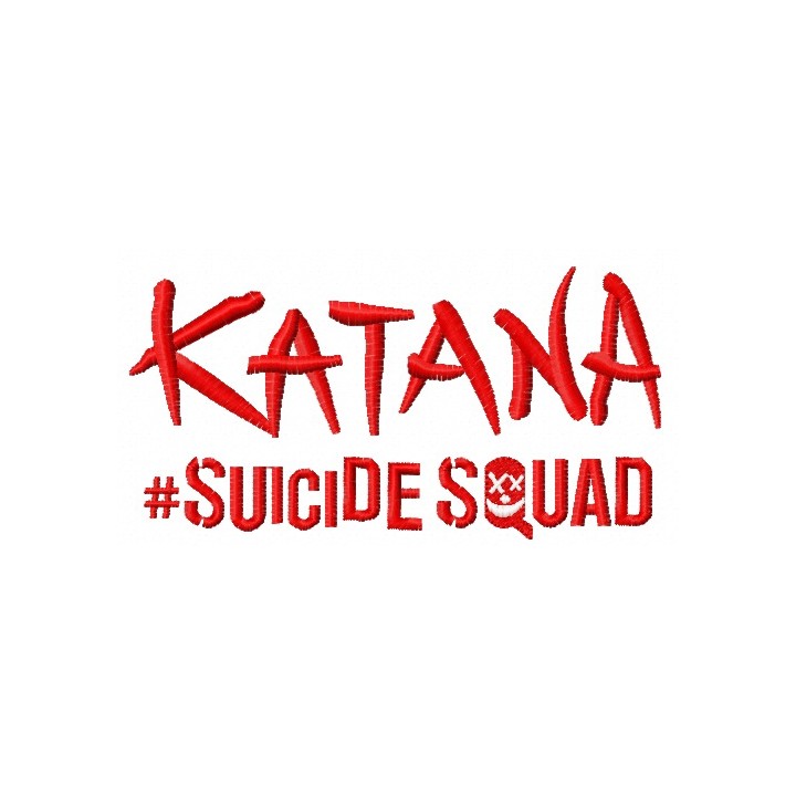 Suicide Squad Katana 3 embroidery design - Embroidery Design
