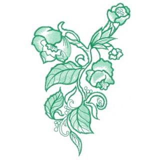 Wild poppies 2 embroidery design - Embroidery Design