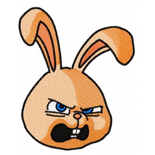 Angry Snowball 3 embroidery design - Embroidery Design