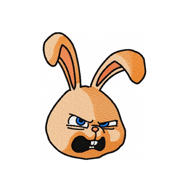 Angry Snowball 3 embroidery design - Embroidery Design