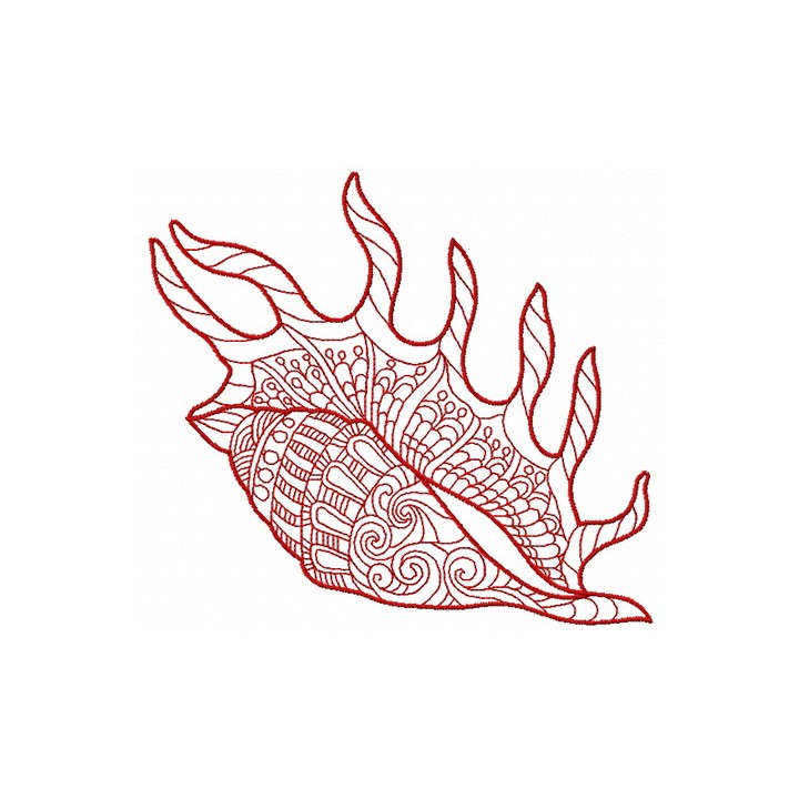 Sea shell 10 embroidery design - Embroidery Design