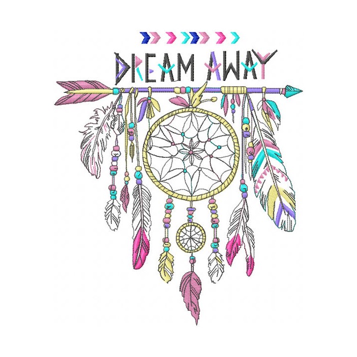 Dreamcatcher 2 embroidery design - Embroidery Design