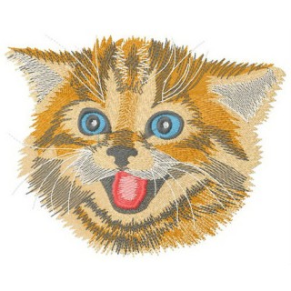 Small kitten embroidery design - Embroidery Design