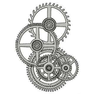 Gears embroidery design - Embroidery Design
