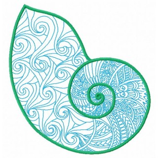 Sea shell 8 embroidery design - Embroidery Design