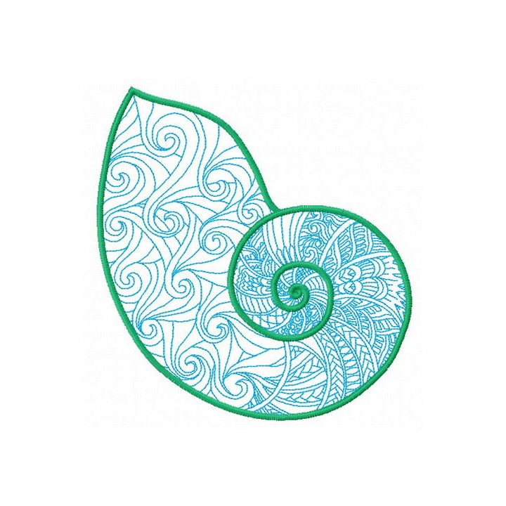 Sea shell 8 embroidery design - Embroidery Design
