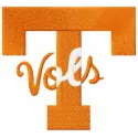 University of Tennessee Vols Logo 2 embroidery design preview showcasing vibrant stitching patterns for fans.