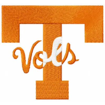 University of Tennessee Vols Logo 2 embroidery design preview showcasing vibrant stitching patterns for fans.