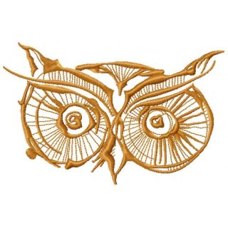 Owl eyes 5 embroidery design - Embroidery Design