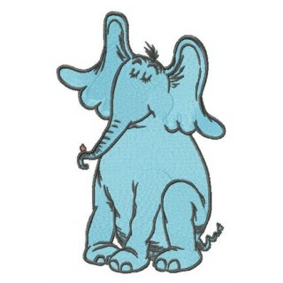 Horton embroidery design - Embroidery Design