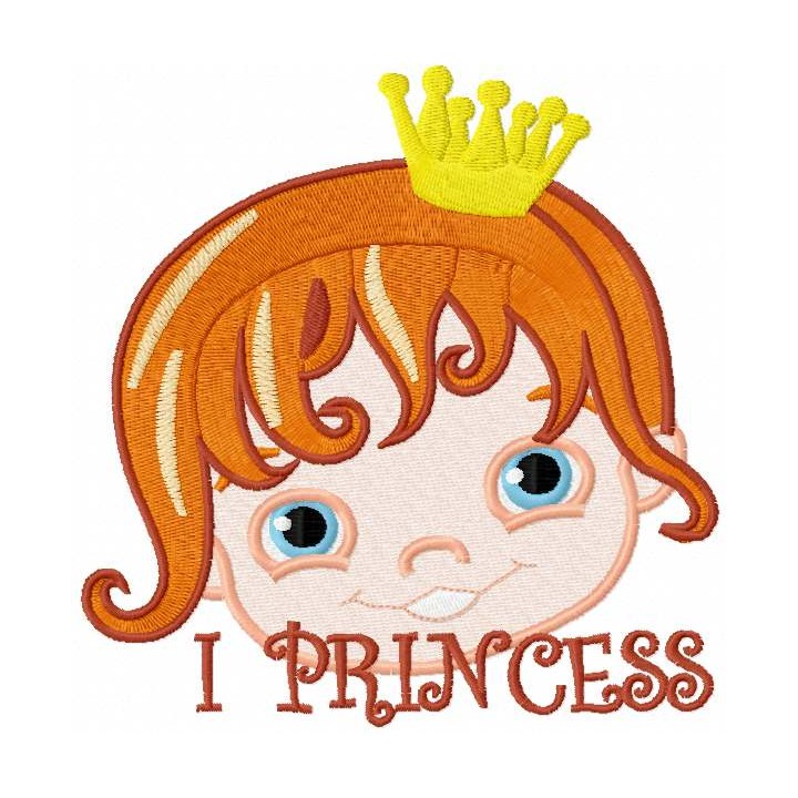 I princess 4 embroidery design - Embroidery Design