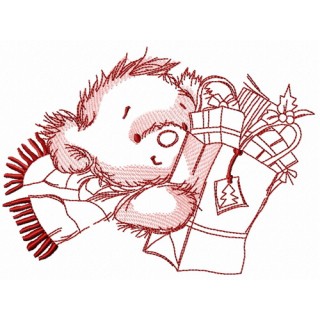 Shopping before Christmas 4 embroidery design - Embroidery Design