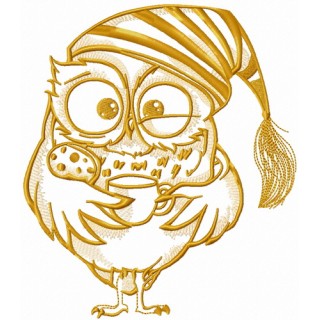 Owl in the morning 3 embroidery design - Embroidery Design