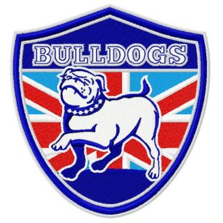 British bulldog embroidery design - Embroidery Design