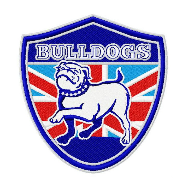 British bulldog embroidery design - Embroidery Design