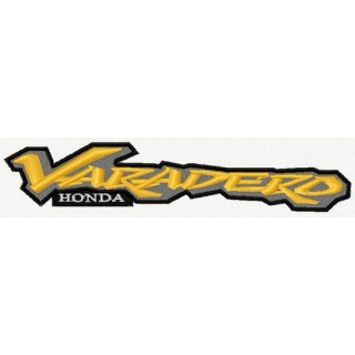 Varadero Honda logo embroidery design - Embroidery Design