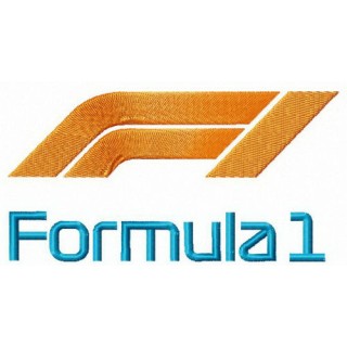 F1 alternative logo embroidery design - Embroidery Design