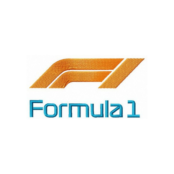 F1 alternative logo embroidery design - Embroidery Design