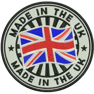 Made in the UK embroidery design - Embroidery Design