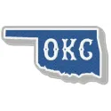 Embroidery design of the Oklahoma City Dodgers logo, showcasing intricate stitching patterns for baseball fans.