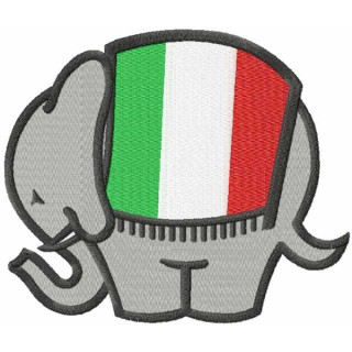 Ducati Elephant Logo embroidery design - Embroidery Design