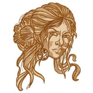 Spanish beauty 4 embroidery design - Embroidery Design