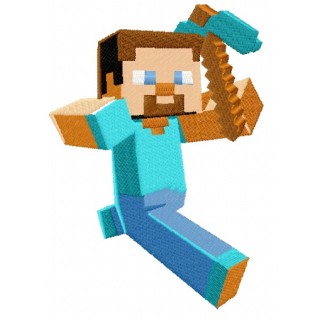 Running farmer 2 embroidery design - Embroidery Design