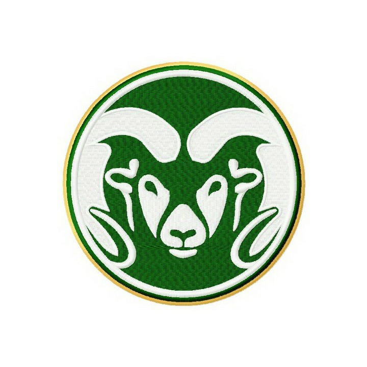 State Colorado Rams logo 2 embroidery design - Embroidery Design