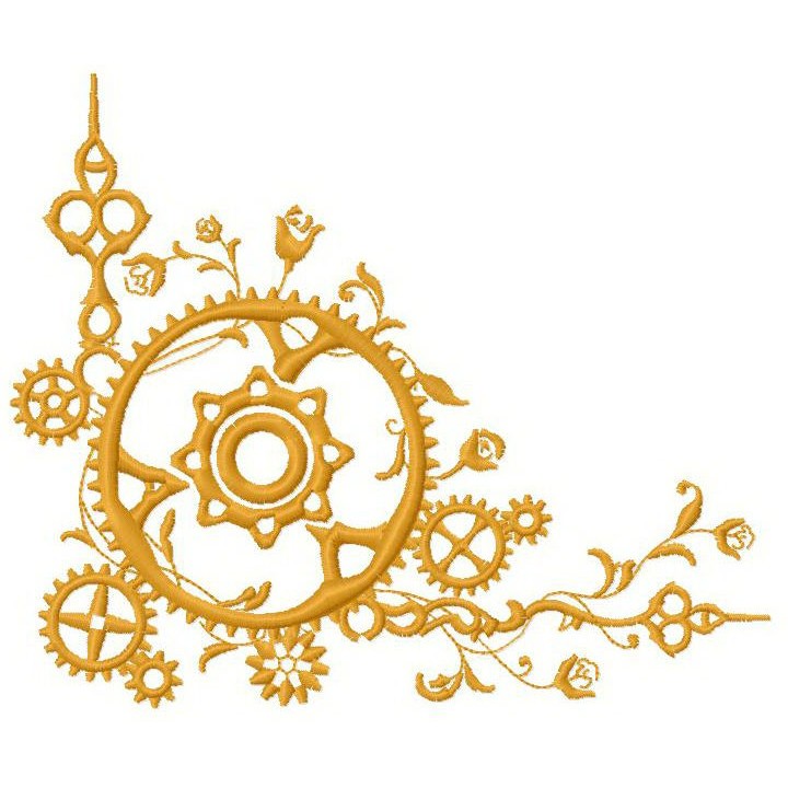 Mechanics embroidery design - Embroidery Design
