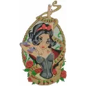 Preview of 'Waiting for True Love's Kiss' embroidery design featuring Snow White theme.