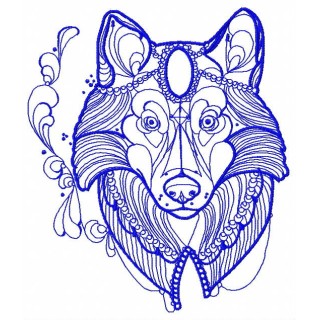 Clever dog 2 embroidery design - Embroidery Design