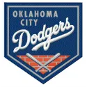 Oklahoma City Dodgers logo embroidery design showcasing vibrant stitching patterns for baseball enthusiasts.