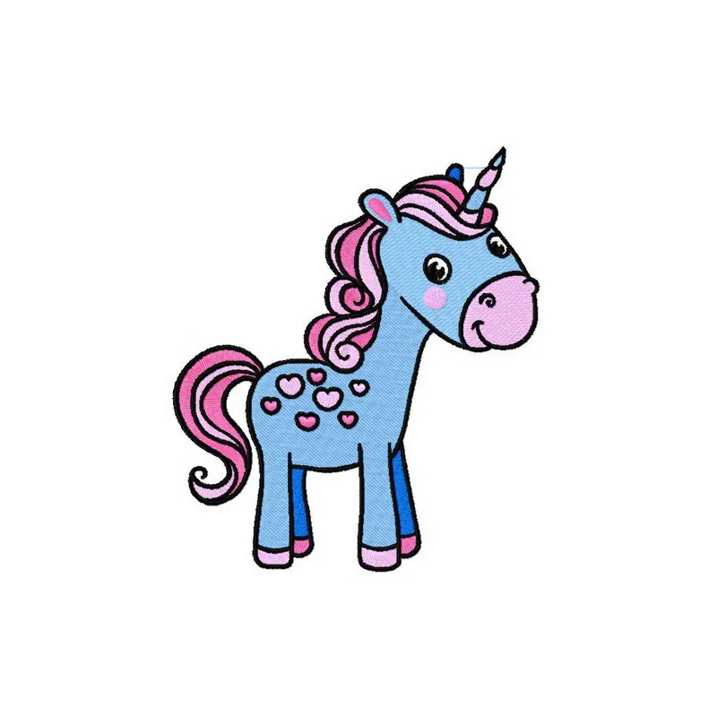 Preview of the Unicorn 5 embroidery design showcasing a whimsical unicorn motif for creative stitching projects.