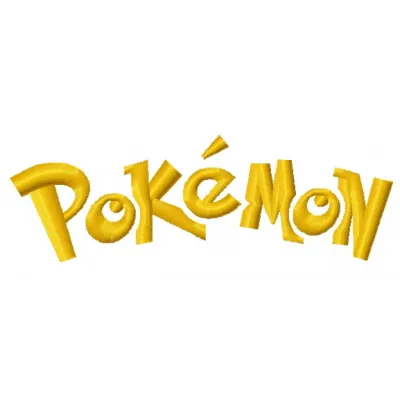 Embroidery design preview of the Pokemon Go logo 3, showcasing vibrant stitching patterns for creative projects.