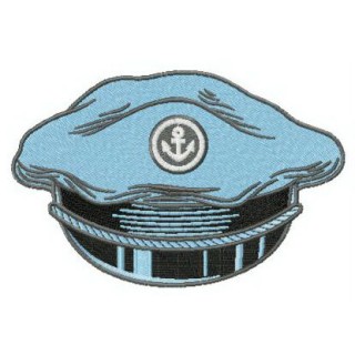 Peaked cap embroidery design - Embroidery Design