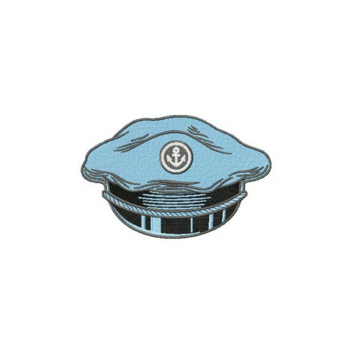 Peaked cap embroidery design - Embroidery Design