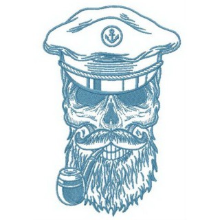 Sea-wolf embroidery design - Embroidery Design