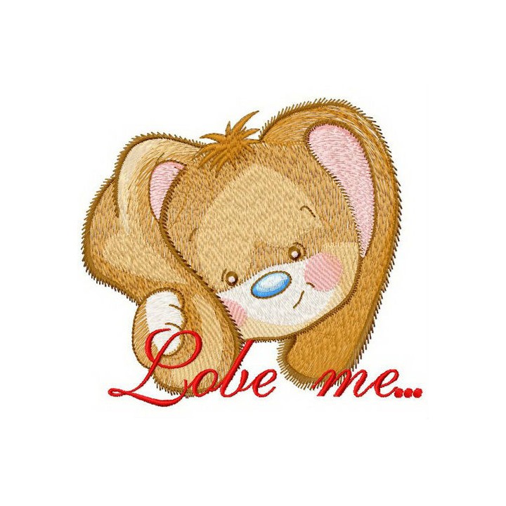 Love me embroidery design - Embroidery Design