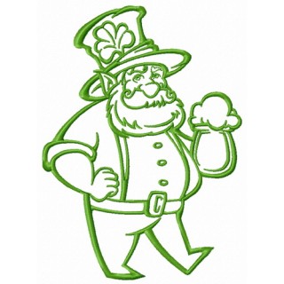 Leprechaun 4 embroidery design - Embroidery Design