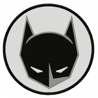 Batman badge 2 embroidery design - Embroidery Design