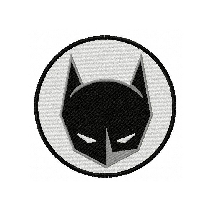 Batman badge 2 embroidery design - Embroidery Design