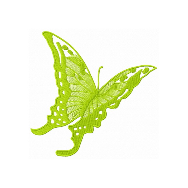 Butterfly flying away 2 embroidery design - Embroidery Design