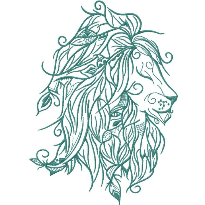 Air Lion embroidery design - Embroidery Design